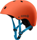 OutdoorMaster Youth & Kids Bike Helmet - Adjustable Multi - Sports Skateboard Helmet with Removable Liners for Balance Bike, Toddler Scooter, One Wheel Hoverboard - Orange - Small - RnR Galore
