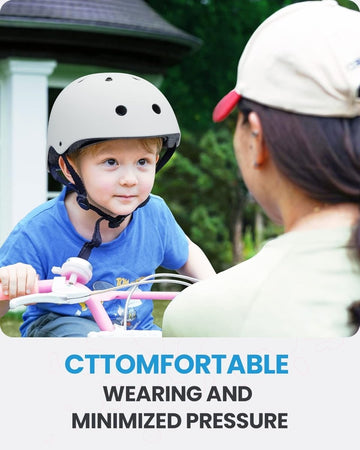 OutdoorMaster Youth & Kids Bike Helmet - Adjustable Multi - Sports Skateboard Helmet with Removable Liners for Balance Bike, Toddler Scooter, One Wheel Hoverboard - White - Small - RnR Galore