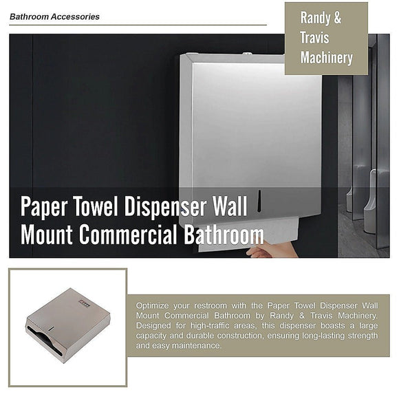 Paper Towel Dispenser Wall Mount Commercial Bathroom - RnR Galore