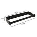 Paper Towel Holder Under Cabinet Wall Mount Stainless Steel Rack Kitchen - Silver - RnR Galore