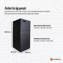 Parcel Delivery Drop Box Mailbox - Home Package Post Locker 41.5x38.5x102.5cm - RnR Galore