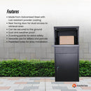 Parcel Delivery Drop Box Mailbox - Home Package Post Locker 41.5x38.5x102.5cm - RnR Galore