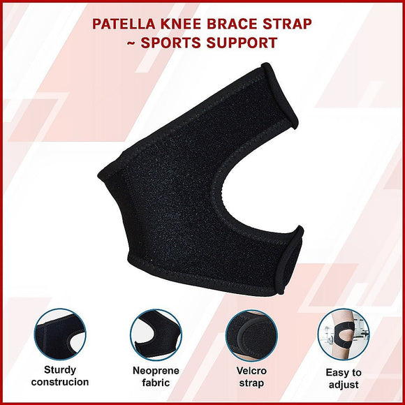 Patella Knee Brace Strap – Adjustable Sports Support - RnR Galore