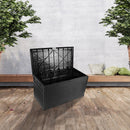 Patio Deck Box Outdoor Storage Plastic Bench Box 450 Litre - RnR Galore