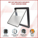 Pet Cat Dog Safe Security Flap Locking Door - RnR Galore