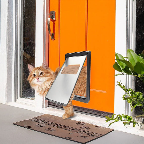 Pet Cat Dog Safe Security Flap Locking Door - RnR Galore
