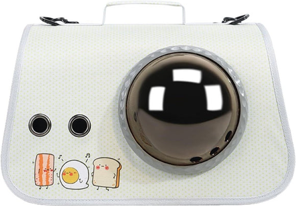 pet products Printed Space Capsule Cat Bag, Large Capacity Crossbody Dog Bag, Universal Pet Bag for All Seasons - RnR Galore