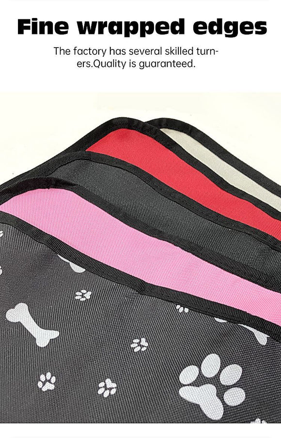 PetGrayPawPrintCarMat - RnR Galore