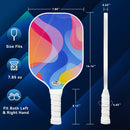 Pickleball Paddle Set with 4 Balls – Fiberglass Surface, Lightweight Grip | Indoor & Outdoor Play - RnR Galore