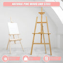 Pine Wood Easel Artist Art Display Painting Shop Tripod Stand Wedding - RnR Galore