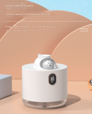 Pink Adorable Space Capsule Humidifier - Portable USB Cool Mist Maker with LED Display & Ambient Night Light - RnR Galore