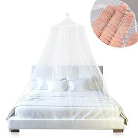 Pink Hanging Princess Bed Canopy Mosquito Net - Dome Bedding for Dorm Rooms & Bedrooms (Fits ≤1.5m Beds) - RnR Galore