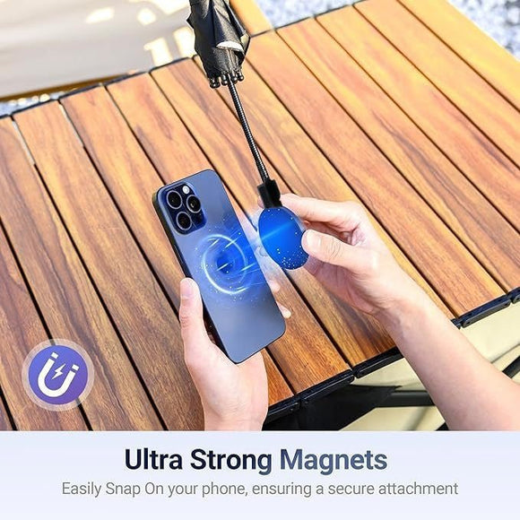 Pink Magnetic Phone Umbrella Sun Shade - Clear Outdoor Screen Visor, Anti - Glare Mini Parasol for iPhone - RnR Galore
