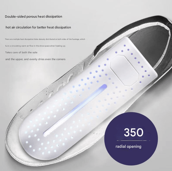 Pink Portable USB Shoe Dryer & Deodorizer - Constant Temperature Electric Boot Warmer with UV Sanitizer - RnR Galore