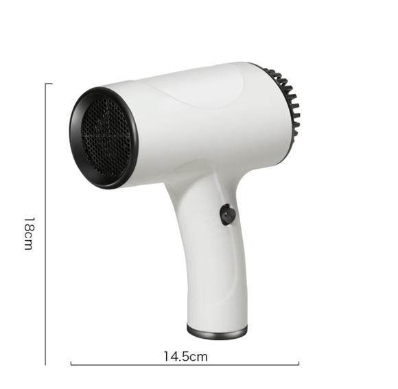 Pink Ultra - Lightweight Ionic Cordless Hair Dryer, USB Rechargeable Portable Blow Dryer with Cool Air for Travel & Home - RnR Galore
