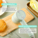 Pink Wireless charging handheld mixer, 30W with three - speed settings. Dual whisk heads designed for whipping eggs, cream, and batter. Suitable for both kitchen and outdoor use, also an ideal gift. - RnR Galore