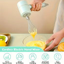 Pink Wireless charging handheld mixer, 30W with three - speed settings. Dual whisk heads designed for whipping eggs, cream, and batter. Suitable for both kitchen and outdoor use, also an ideal gift. - RnR Galore