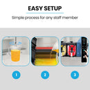 POLYCOOL 9L Triple Tank Slushie Machine, Independent Digital Control Slushy Maker - RnR Galore