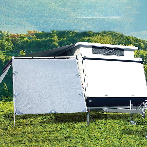 Pop Top Caravan Privacy Screen Sun Shade Side Extension 2.1 x 1.8m - RnR Galore