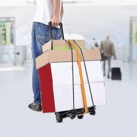 Portable Cart Folding Dolly Push Truck Hand Collapsible Trolley Luggage 70Kg - RnR Galore