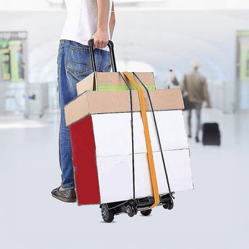Portable Cart Folding Dolly Push Truck Hand Collapsible Trolley Luggage 70Kg - RnR Galore