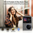 Portable Hi - Res Digital Audio Player - DSD, Dual DAC, Bluetooth 5.0, Expandable Storage(BLACK 16GB + 16GB) - RnR Galore