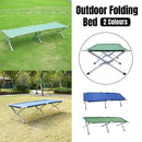 Portable Lightweight Folding Aluminum Camping Bed Ultra Light Outdoor Camp Bed - Green - RnR Galore
