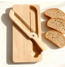 Portable Magnetic Bread Slicing Set: Serrated Toast Knife with Integrated Wooden Cutting Board - RnR Galore