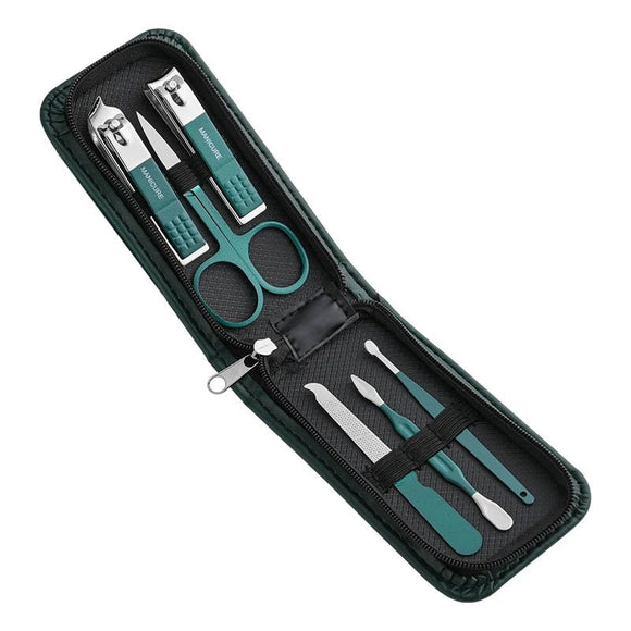 Portable Stainless Steel Nail Clipper Set (6 pcs) - RnR Galore
