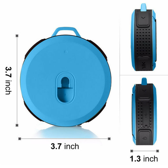 Portable Waterproof Wireless Mini Bluetooth Music Speaker (Red) - RnR Galore