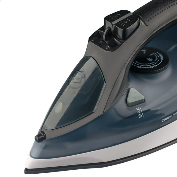 Powerful 2200W Electric Steam Iron with Ceramic Soleplate & Vertical Steam Function(green) - RnR Galore