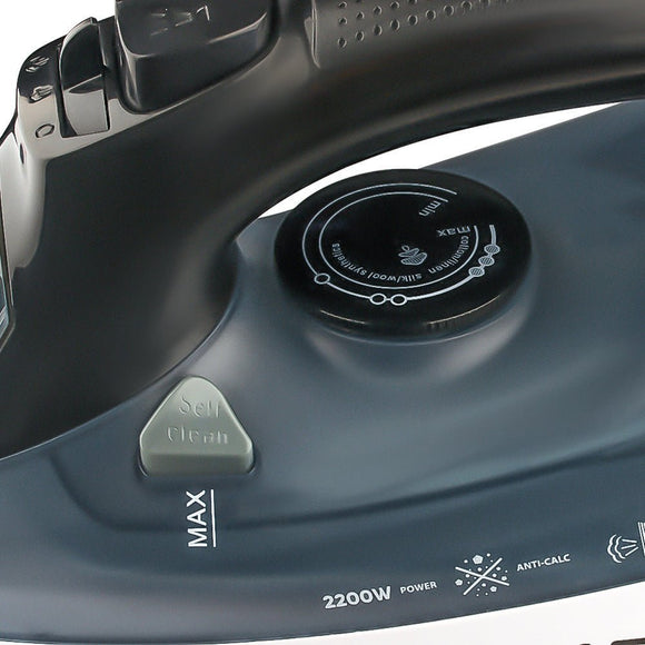 Powerful 2200W Electric Steam Iron with Ceramic Soleplate & Vertical Steam Function(green) - RnR Galore