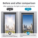 Premium 6 - Layer Aurora Blue Window Film for Home/Office – Reflective One - Way Privacy, 50cm x 2m One Roll, UPF 50+ UV Block,With Full Install Tools - RnR Galore