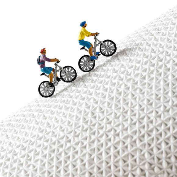 Premium Bath Mat with 8X Water Absorption & Non - Slip Base(Footprints by the seaside) - RnR Galore
