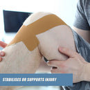 Premium Rigid Sports Strapping Tape - 16 Rolls x 38mm x 13.7m - RnR Galore