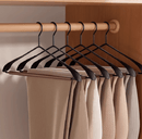 Premium Solid Wood Clothes Hangers Set of 6 - Wide Shoulder Non - Slip Suit Hangers - RnR Galore