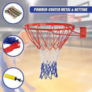 Pro Size Wall Mounted Basketball Hoop Ring Goal Net Rim Dunk Shooting Outdoor - RnR Galore
