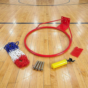 Pro Size Wall Mounted Basketball Hoop Ring Goal Net Rim Dunk Shooting Outdoor - RnR Galore