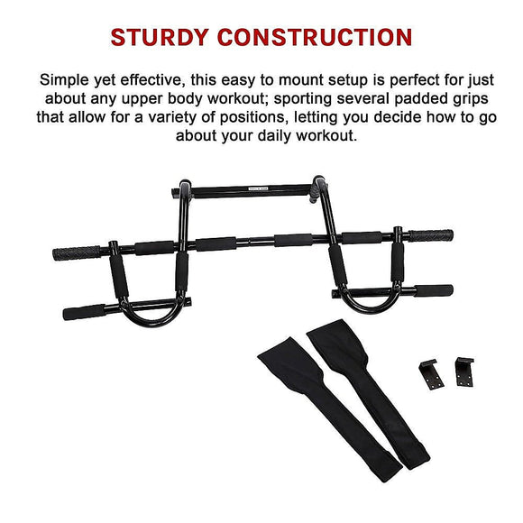 Professional Doorway Pull Up Bar – Chin Up Gym Exercise Bar for Home Workouts - RnR Galore