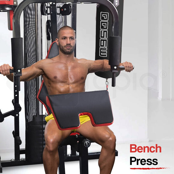 PROFLEX Home Gym Exercise Machine Fitness Equipment Weight Bench Press Set 100lbs - RnR Galore