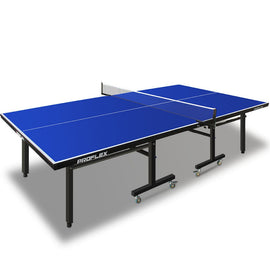 Proflex Premium Outdoor Table Tennis Table, with 4 Player Ping Pong Paddle and Pingpong Ball Pack - RnR Galore