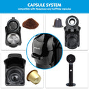 Pronti HomeMaid 3 - in - 1 Coffee Machine Multi - Capsule Pods and Ground Coffee Nespresso & Caffitaly Compatible CM - 511HM - RnR Galore