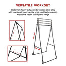 Pull - up Bar Free Standing Pull up Stand Sturdy Frame Indoor Pull Ups Machine - RnR Galore
