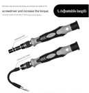 Purple and Black Professional 115 - in - 1 Precision Screwdriver Set - Magnetic Repair Tool Kit for PC, Laptop, Phone & Electronics - RnR Galore