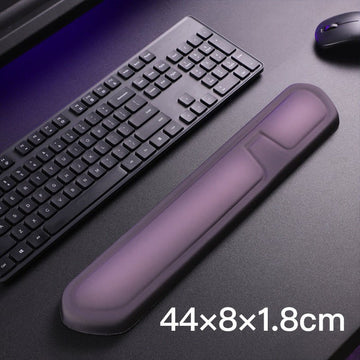 Purple Comfortable Memory Foam Wrist Rest Set – Ergonomic Mouse Pad & Keyboard Hand Support for Office and Home Use - RnR Galore