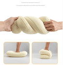 Purple Ergonomic Memory Foam Travel Pillow for Neck Support - Portable & Compact for Camping, Flights, and Napping - RnR Galore