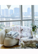 Purple Luxury Mink Velvet Ink Print Blanket - High - Quality Warmth for Your Home(150*200cm) - RnR Galore