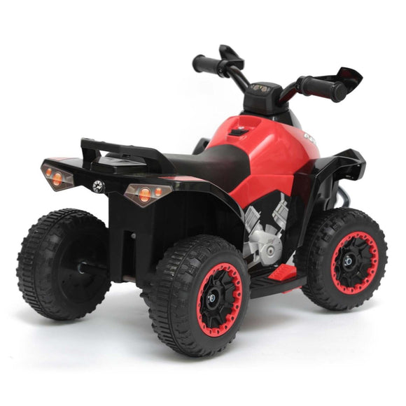 Quad Ride - on Electronic 4 Wheel ATV (Red) for Children - Up To 3km/h - RnR Galore