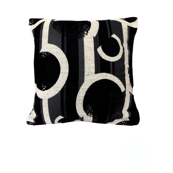 Rapee Labyrinth Texture Cushion Cover - White 45 x 45 cm - RnR Galore