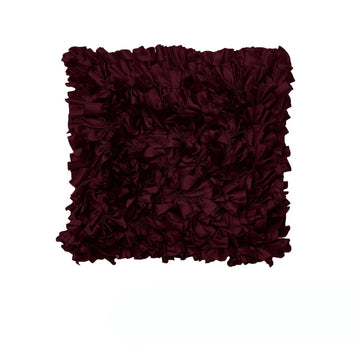 Rapee Morocco Can Can Mulberry Ruffles Cushion Cover 43 x 43 cm - RnR Galore